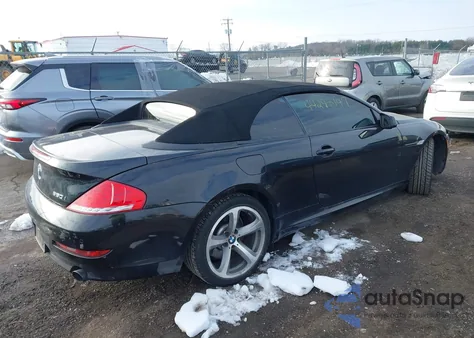 2010 BMW 650 I z USA, uszkodzony, nr VIN WBAEB5C59AC225566